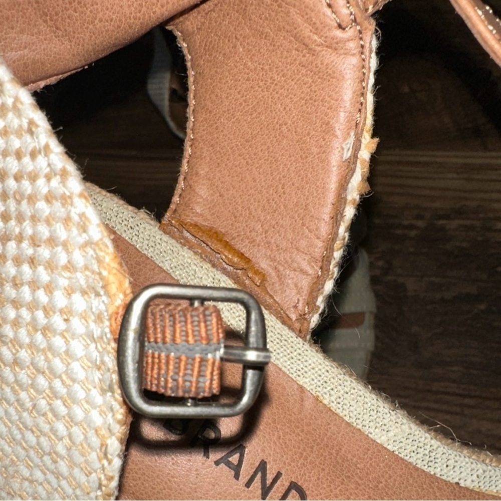 Women’s Lucky Brand Kalley Espadrille Wedge Sandals size 8.5 - Picture 6 of 14